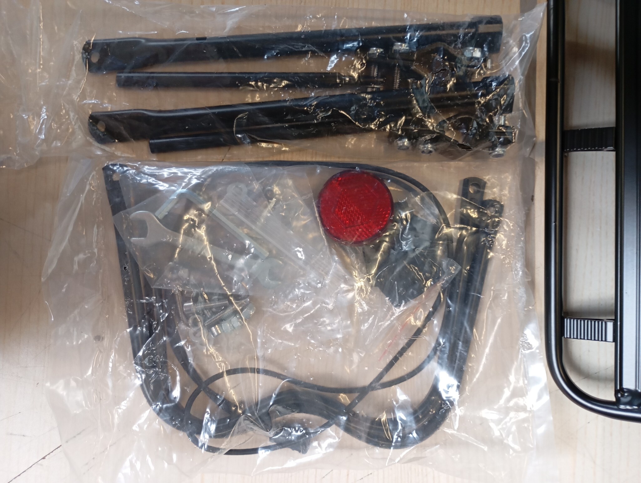 West Biking MTB Bagagedrager Aluminium - Zwart - Verstelbaar tot 50 kg