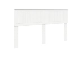 vidaXL Wit Hoofdbord 160 cm Bewerkt Hout - 40% Korting