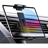 Universele Tablet Houder voor Auto - Ventilatierooster - 360° Draaibaar - Zwart - Geschikt voor 6-17 inch