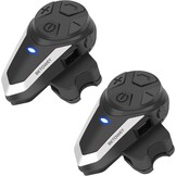 BETOWEY BT-S3 Bluetooth Motor Intercom Headset - Zwart - 1 Set