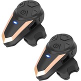 BETOWEY BT-S3 Bluetooth Motor Intercom Headset - Zwart - 1 Set