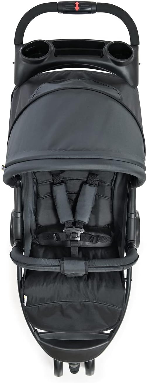 Hauck Citi Neo II Kinderwagen - Caviar/Stone - 3-wieler, opvouwbaar met één hand