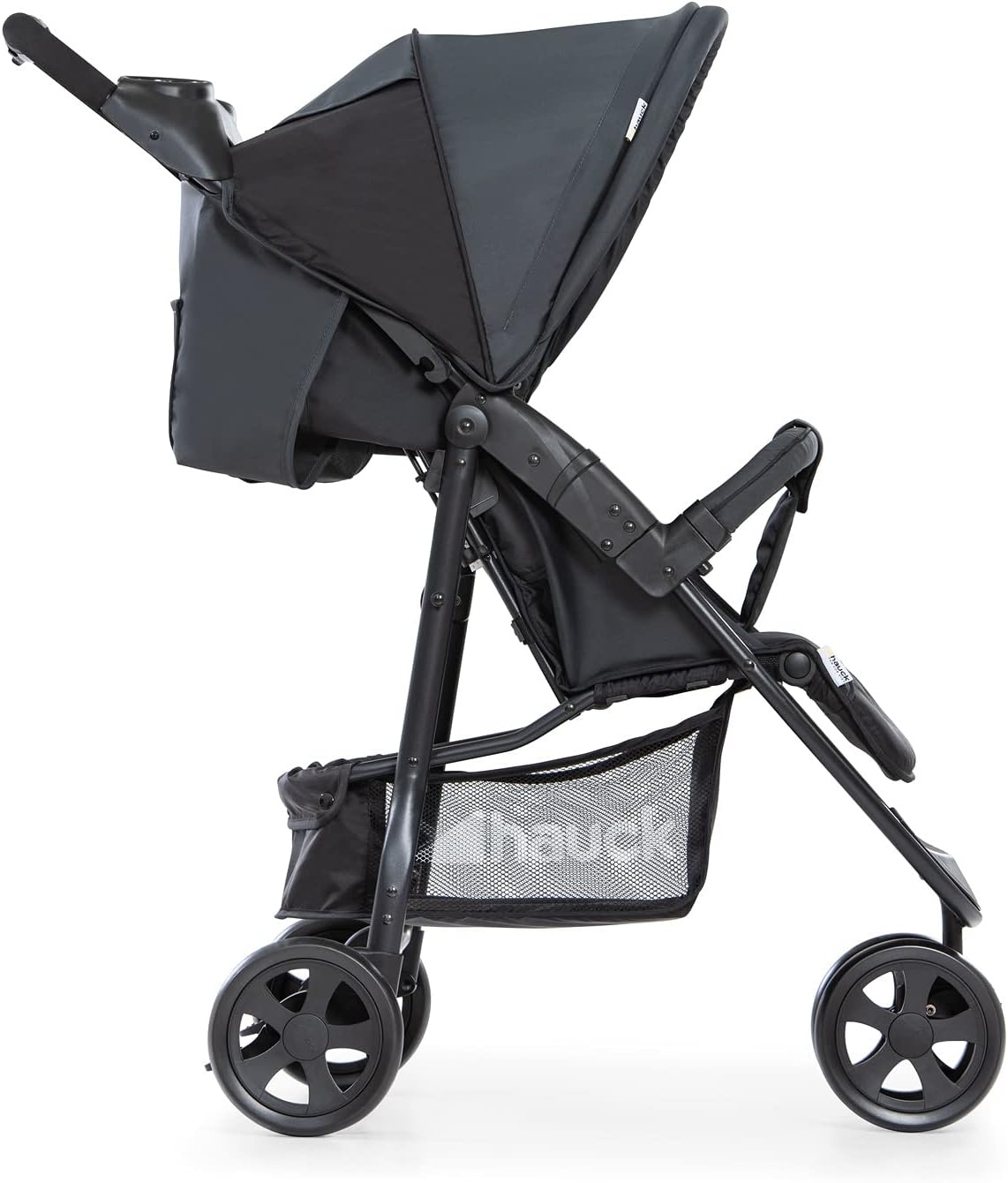 Hauck Citi Neo II Kinderwagen - Caviar/Stone - 3-wieler, opvouwbaar met één hand