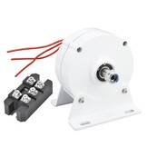 600 W permanente magneetgenerator 12 V, 24 V, 48 V, 750 r/m, 3 fasen, transmissievrij, wisselstroom, synchrone generator, zeldzame aard-NdFeB, elektromotor, windmolengenerator, met - Maat 24V