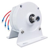 600 W permanente magneetgenerator 12 V, 24 V, 48 V, 750 r/m, 3 fasen, transmissievrij, wisselstroom, synchrone generator, zeldzame aard-NdFeB, elektromotor, windmolengenerator, met - Maat 24V
