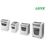 Leitz IQ Home Office Cross Cut Paper Shredder, Shredds up to 12-10 Sheets (70-80gsm), Security Level P4, 23 Litre Collector Container, White, 80090000
