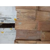 vidaXL Tv-meubel 116x30x35 cm massief mangohout