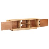 vidaXL Tv-meubel 116x30x35 cm massief mangohout