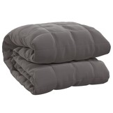 vidaXL Verzwaringsdeken Grijs 220x235cm - 57% Korting
