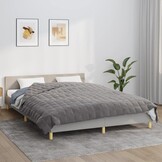 vidaXL Verzwaringsdeken Grijs 220x235cm - 57% Korting