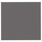 vidaXL Verzwaringsdeken Grijs 220x235cm - 57% Korting