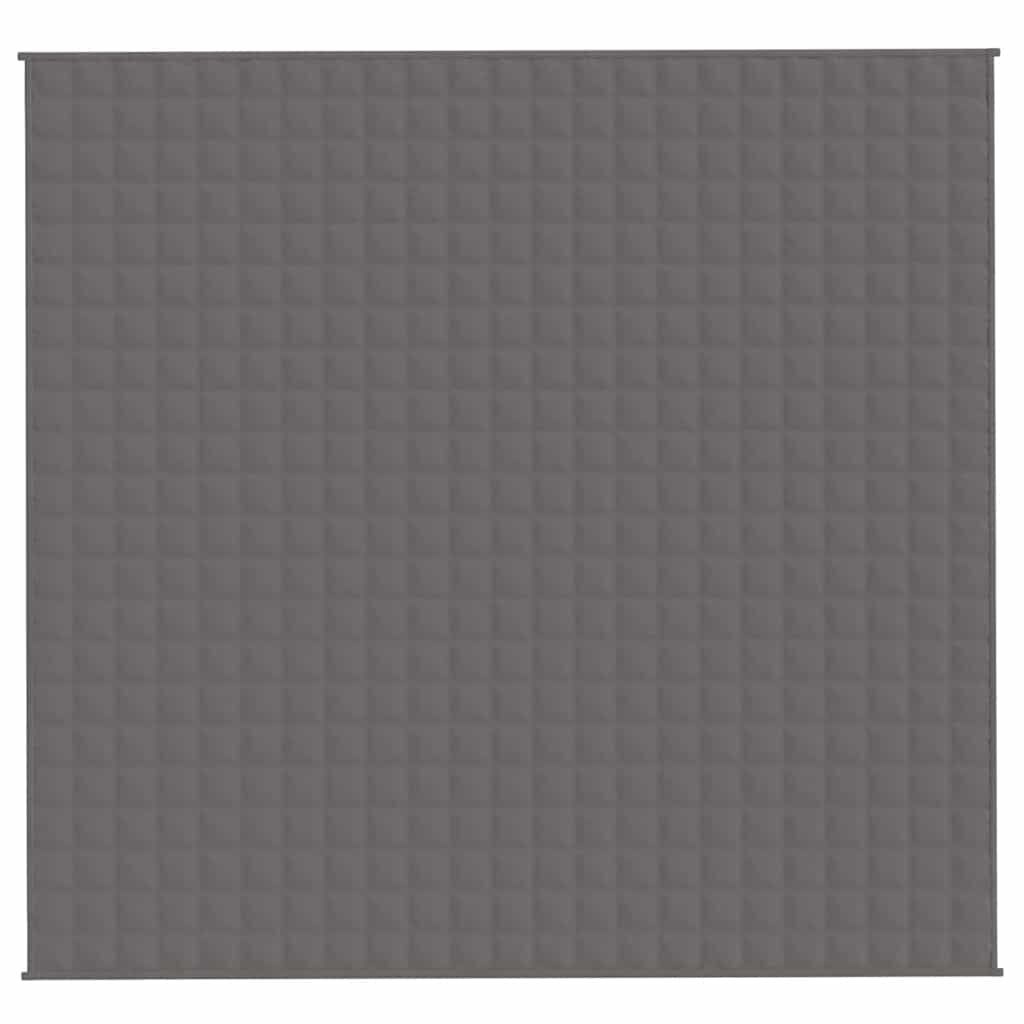 vidaXL Verzwaringsdeken Grijs 220x235cm - 57% Korting