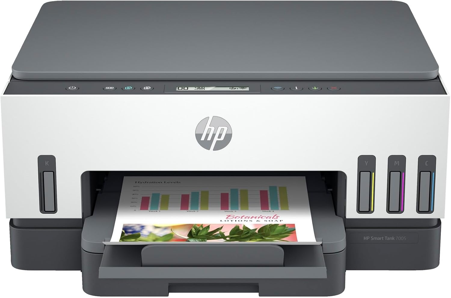 HP Smart Tank 7005 All-in-One A4 color 9ppm Print Scan Copy Light Basalt - Maat 3-in-1
