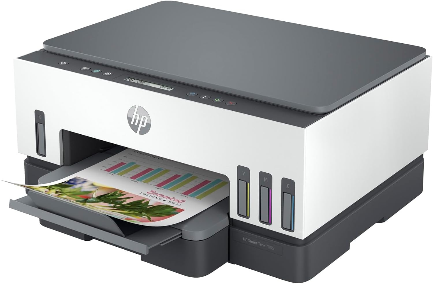 HP Smart Tank 7005 All-in-One A4 color 9ppm Print Scan Copy Light Basalt - Maat 3-in-1