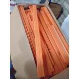 vidaXL Konijnenhok 144x123x67,5 cm massief grenenhout bruin