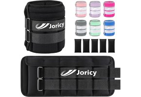 Verstelbare Enkel- en Polsgewichten 2 kg Set - Zwart - 60% Korting