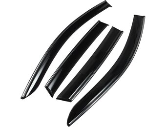 Window Deflectors Side Tape-On voor Honda CR-V 2007 Zwarte Regenbeschermers