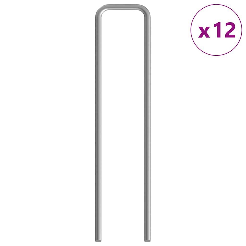 vidaXL Konijnenkooi Zilver 300 x 100 x 210 cm Gegalvaniseerd staal