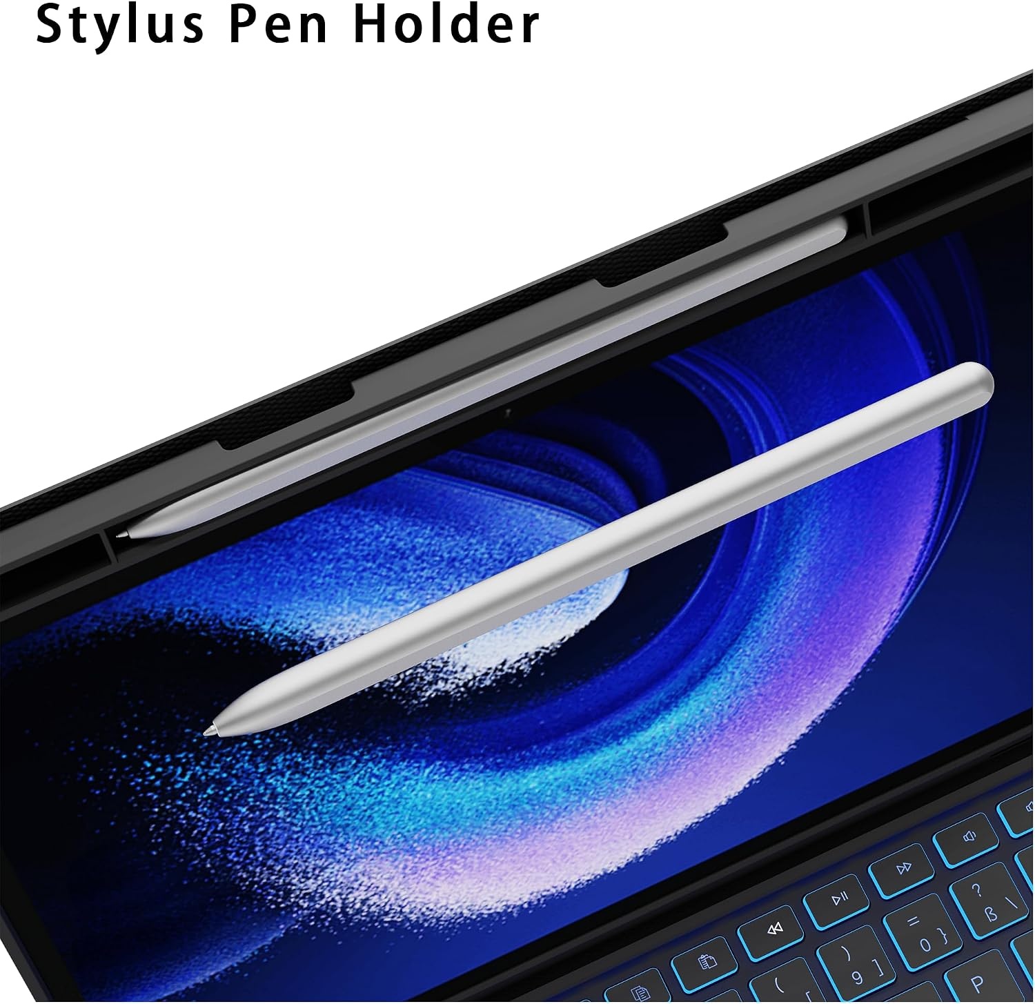 Toetsenbordhoes QWERTZ voor Xiaomi Pad 6/Pro 11" met Touchpad & Penhouder - Zwart (60% Korting)