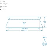 Bestway 57266 Fast Set™ bovengronds zwembad diameter 305 x 76 cm - Maat 305 x 76 cm