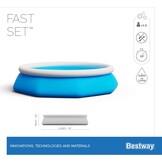 Bestway 57266 Fast Set™ bovengronds zwembad diameter 305 x 76 cm - Maat 305 x 76 cm