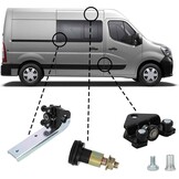 Schuifdeur rolgeleiding vervanging voor 1997-2010 Renault Master Opel Movano Nissan Interstar, schuifdeurwielen Rechts 7700352379 2310044 208461 Auto Schuifdeur Rol