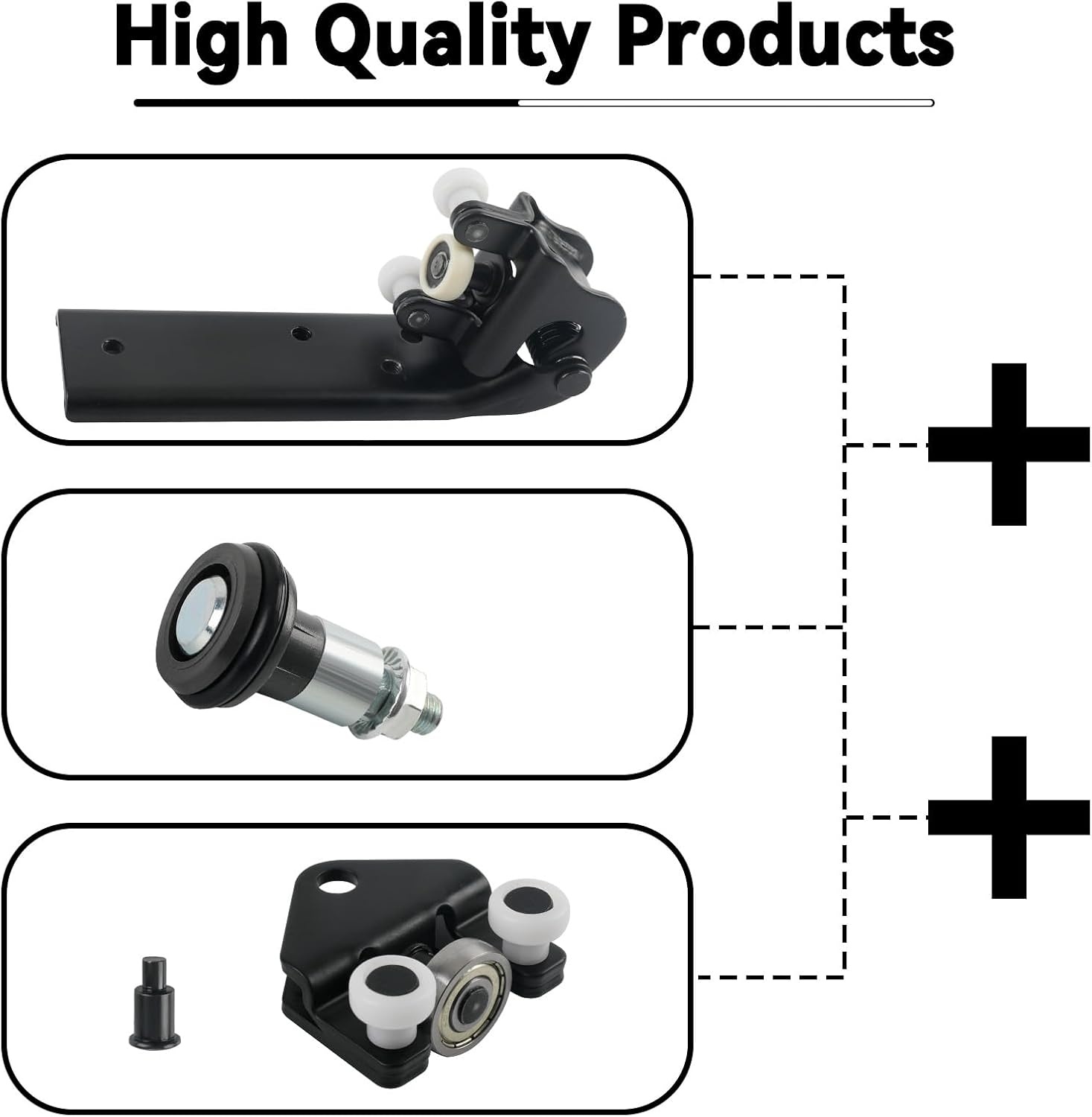 Schuifdeur rolgeleiding vervanging voor 1997-2010 Renault Master Opel Movano Nissan Interstar, schuifdeurwielen Rechts 7700352379 2310044 208461 Auto Schuifdeur Rol