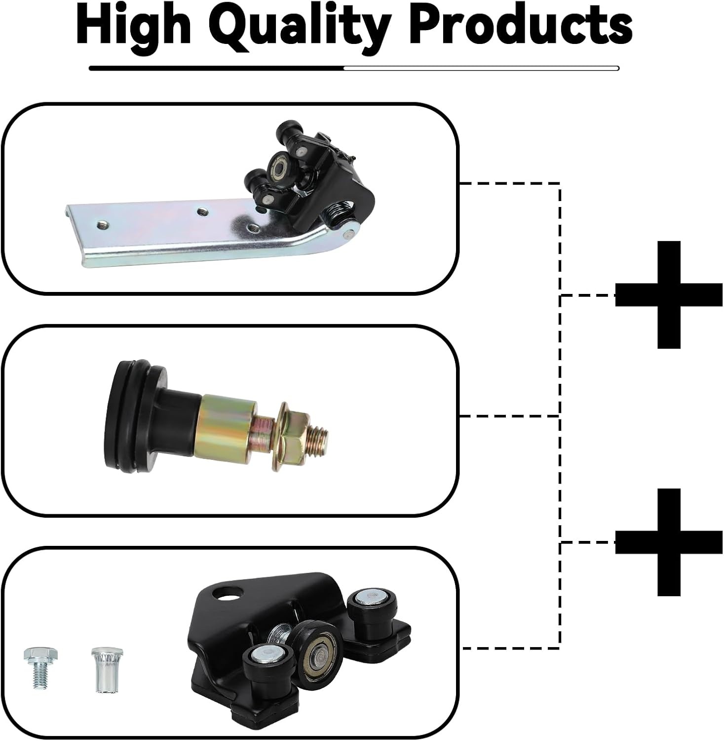 Schuifdeur rolgeleiding vervanging voor 1997-2010 Renault Master Opel Movano Nissan Interstar, schuifdeurwielen Rechts 7700352379 2310044 208461 Auto Schuifdeur Rol