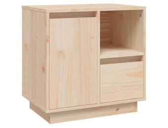 vidaXL Nachtkastje 50x34x50 cm massief grenenhout
