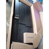 vidaXL Kaptafel met LED-verlichting 100x40x130 cm zwart