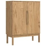 vidaXL Dressoir Wasbruin 70 x 30 x 70,5 cm Massief Vurenhout