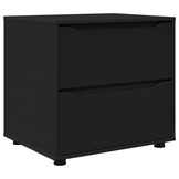 vidaXL Opbergkast Zwart 60 x 48 x 57 cm Bewerkt hout