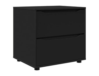 vidaXL Opbergkast Zwart 60 x 48 x 57 cm Bewerkt hout