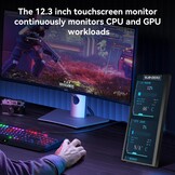 Prechen 12.3 inch Portable Touchscreen Monitor - 1920x720 IPS - Zwart