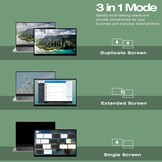 ZFTVNIE Portable Monitor 16 inch Touchscreen Full HD 1920x1200 IPS - USB-C & HDMI