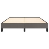 vidaXL Bedframe kunstleer grijs 140x190 cm