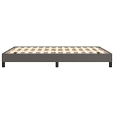 vidaXL Bedframe kunstleer grijs 140x190 cm