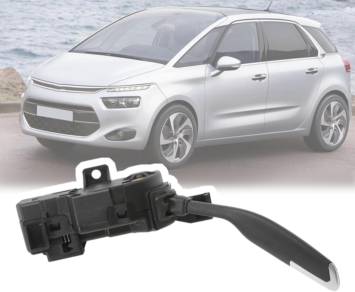 Versnellingspook Schakelhendel voor Citroën C4 Picasso 23 x 7 cm Zwart