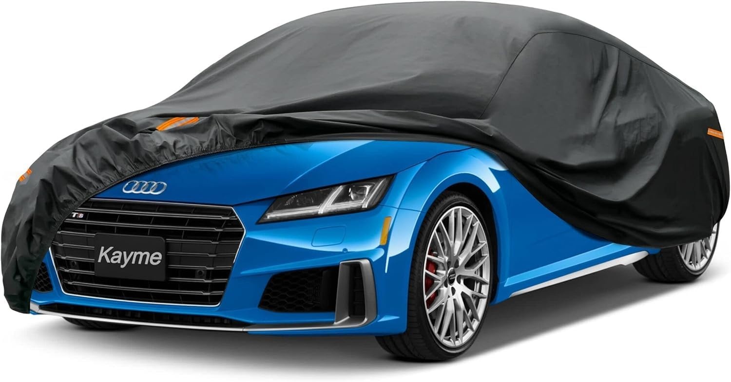 Kayme 7-laagse Autohoes voor Coupé en Cabrio - 420 cm - Zwart