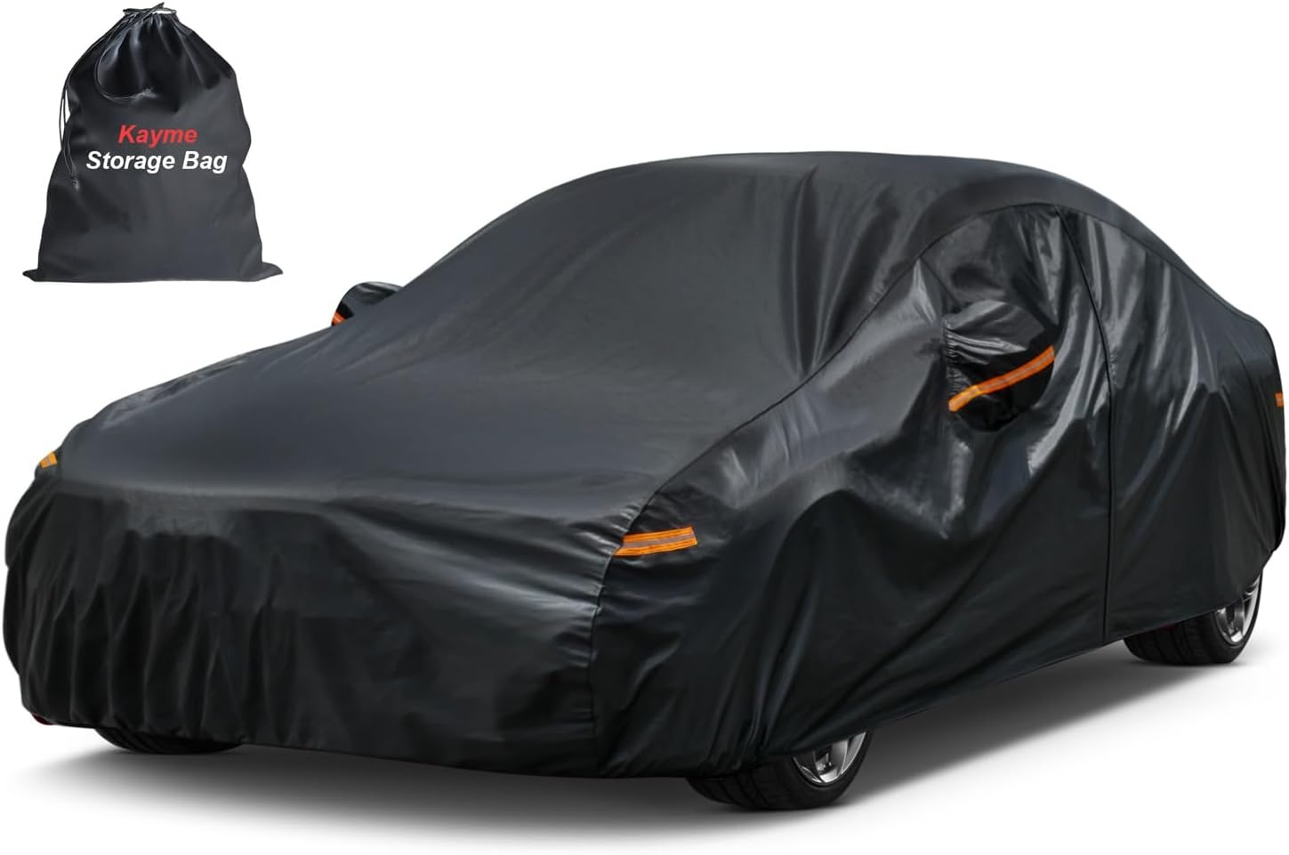 Kayme 7-laagse Autohoes voor Coupé en Cabrio - 420 cm - Zwart