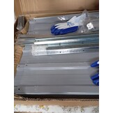 Verhoogde Plantenbak Staal Grijs 480x80x77cm - 75% Korting!