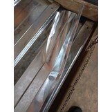 vidaXL Plantenbak verhoogd 240x80x77 cm gegalvaniseerd staal zilver