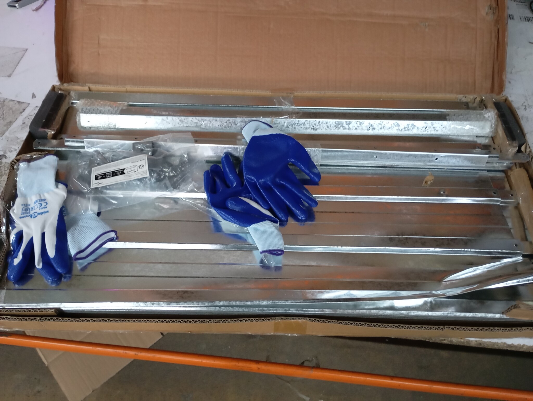 vidaXL Plantenbak verhoogd 240x80x77 cm gegalvaniseerd staal zilver