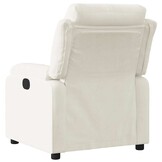 vidaXL Fauteuil verstelbaar fluweel crèmekleurig