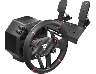 Thrustmaster T598 Black, Red USB Steering Wheel + Pedals Pc, W129171793 (Wheel + Pedals Pc, PlayStation 4, PlayStation 5)
