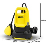 Dompelpomp SP 9.000 Flat | Schoon & licht vervuild water (tot 5 mm) | 9.000 l/u | 1 mm restwaterhoogte | Compact