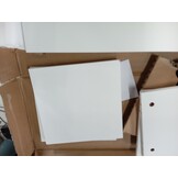 vidaXL Badkamerkast 30x30x100 cm bewerkt hout wit