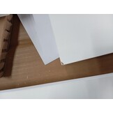 vidaXL Badkamerkast 30x30x100 cm bewerkt hout wit