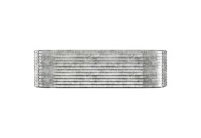 Verhoogde Plantenbak Staal Zilver 249x100x68 cm - 58% Korting