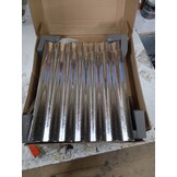 vidaXL Plantenbak 249x100x68 cm gepoedercoat staal zilverkleurig